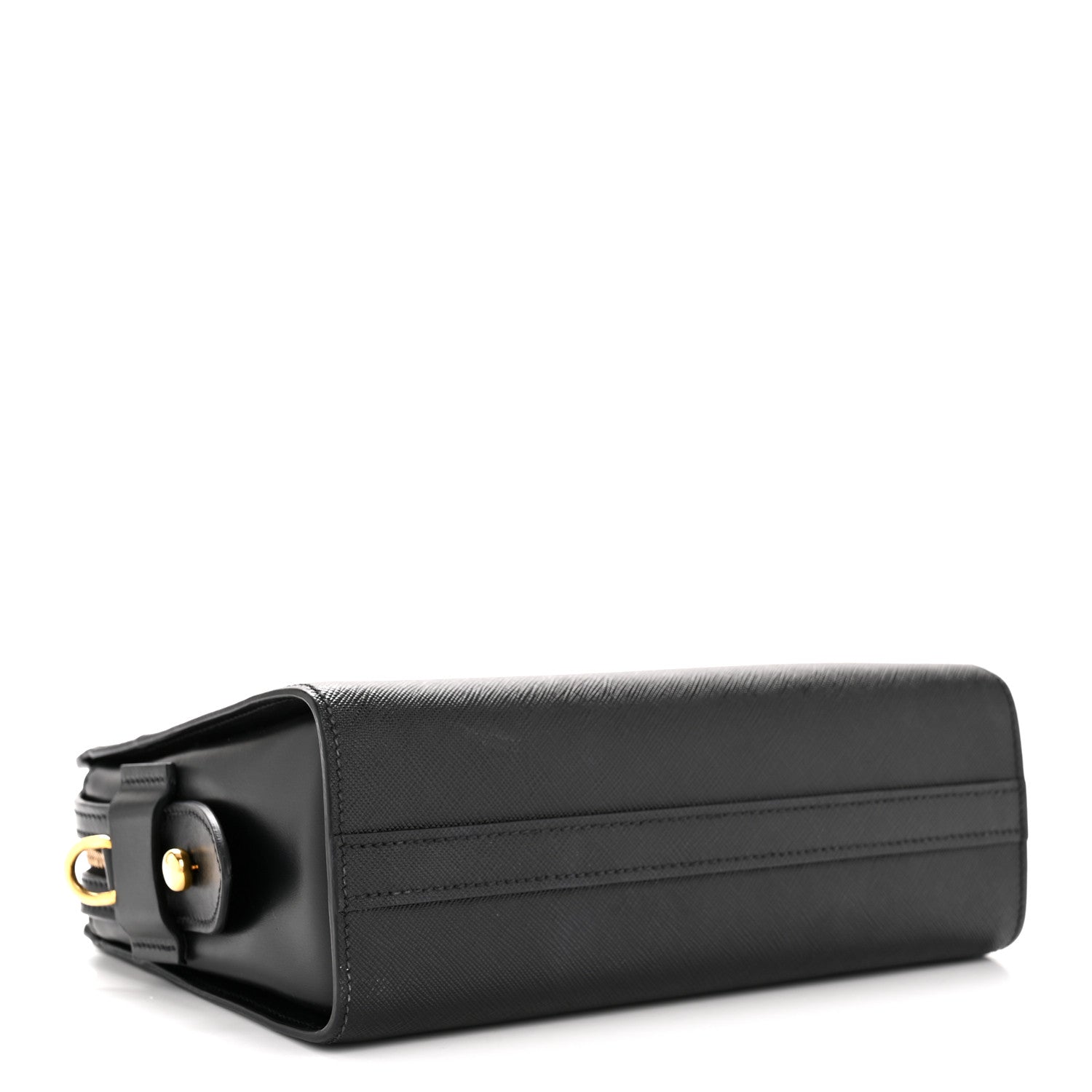 Prada City Calf Esplanade Shoulder Bag Black 4 of 14