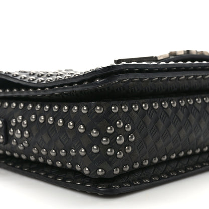 Christian Dior Calfskin Studded Dio(r)evolution Flap Bag Black 7 of 8