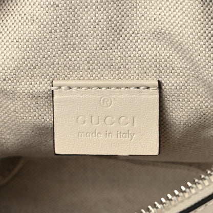Gucci Calfskin GG Tennis Embossed Belt Bag Mystic White 6 of 10