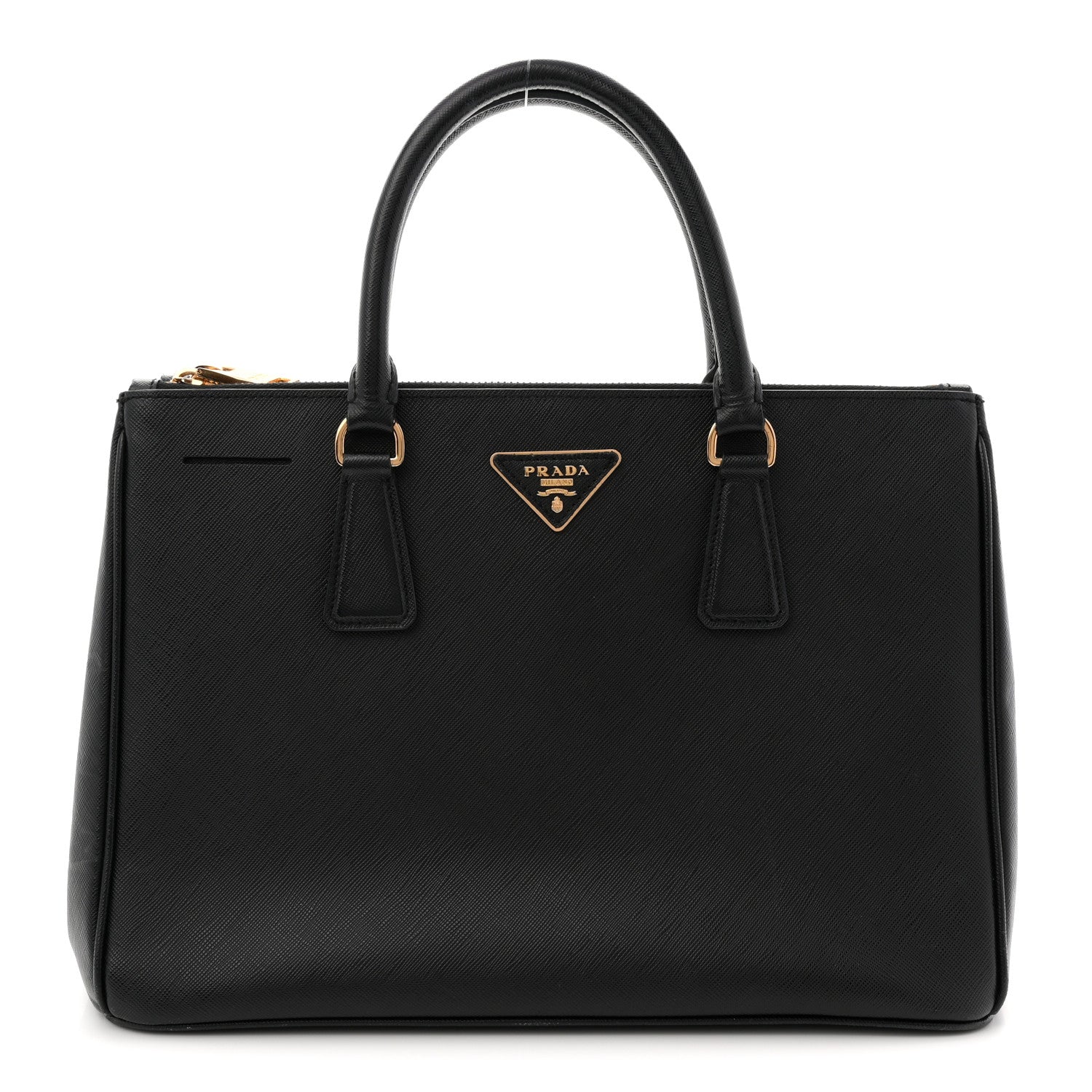 Prada Saffiano Medium Galleria Double Zip Tote Black 1 of 14