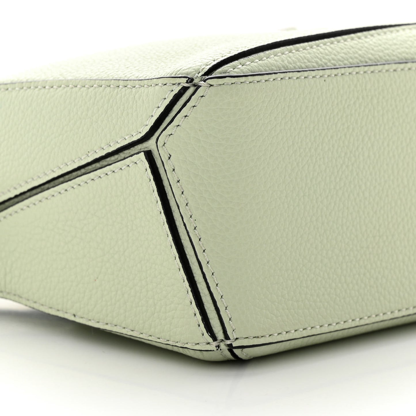 Calfskin Mini Puzzle Bag Light Celadon