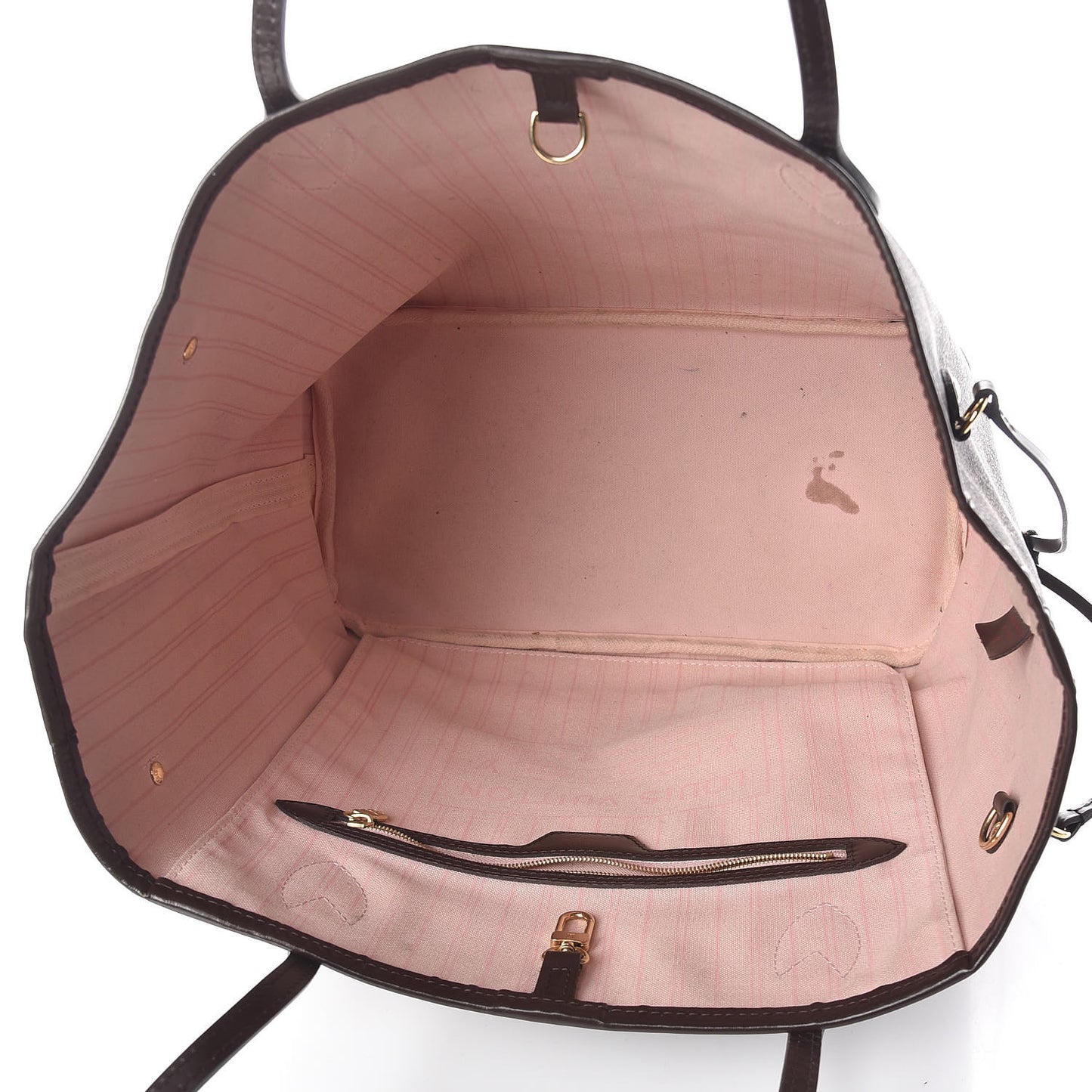 Damier Ebene Neo Neverfull MM Rose Ballerine