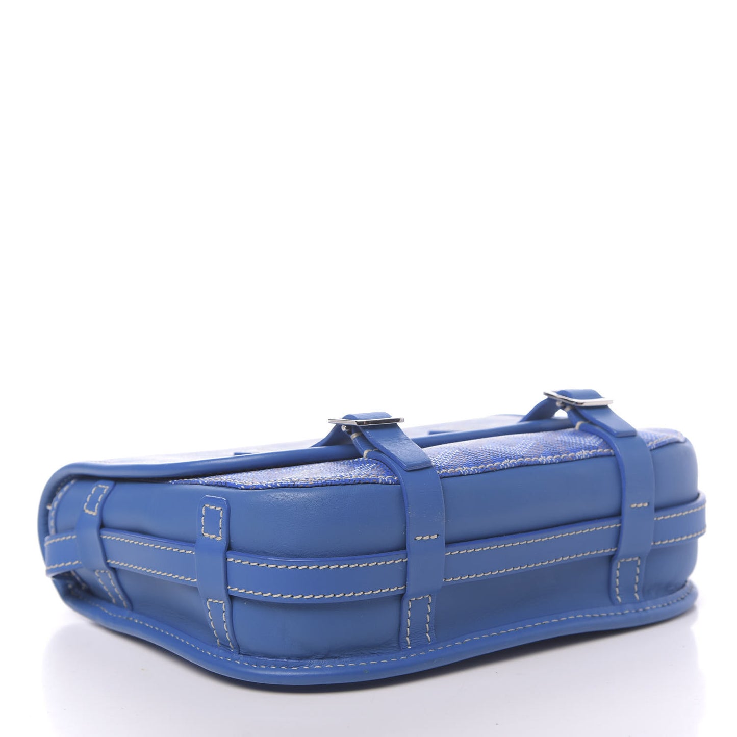 Goyardine Belvedere PM Messenger Bag Sky Blue