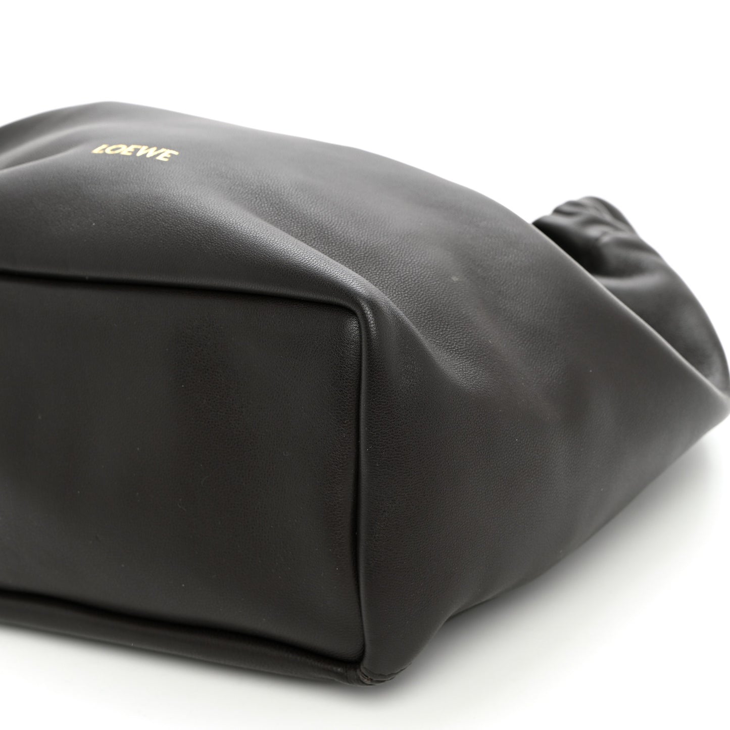 Nappa Small Squeeze Bag Chocolate