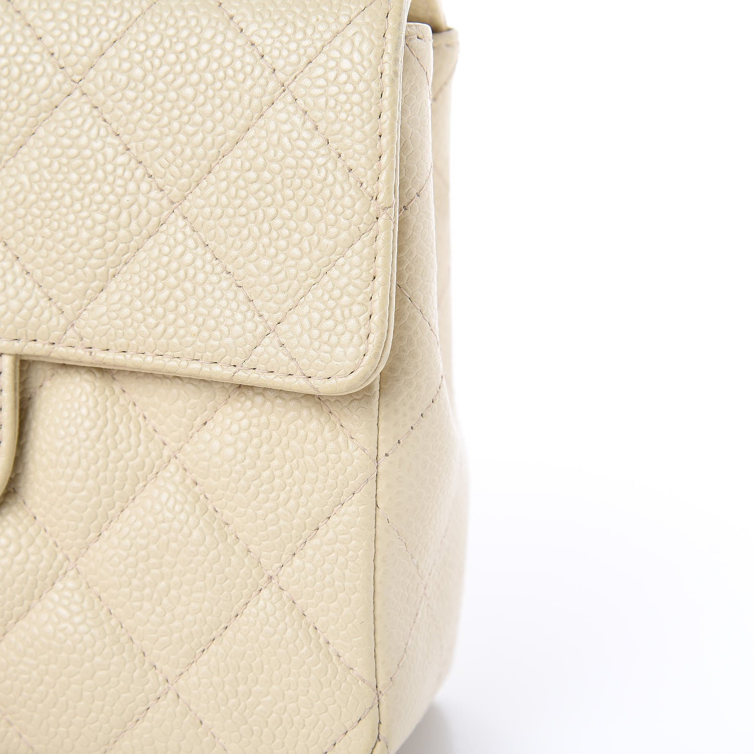 Chanel Caviar Quilted Mini Square Flap Light Beige 10 of 12