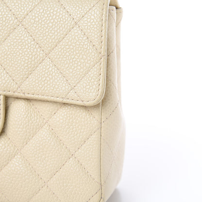 Chanel Caviar Quilted Mini Square Flap Light Beige 10 of 12