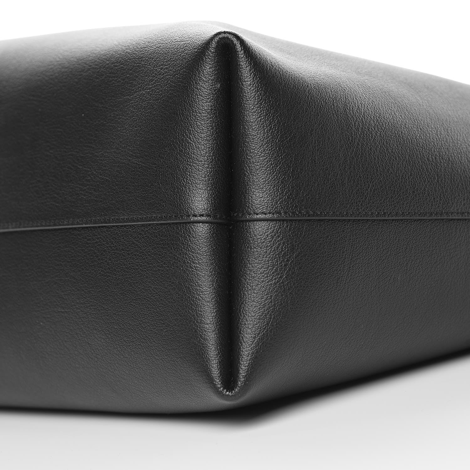 Saint Laurent Calfskin Large Shopping Tote Black 10 of 13