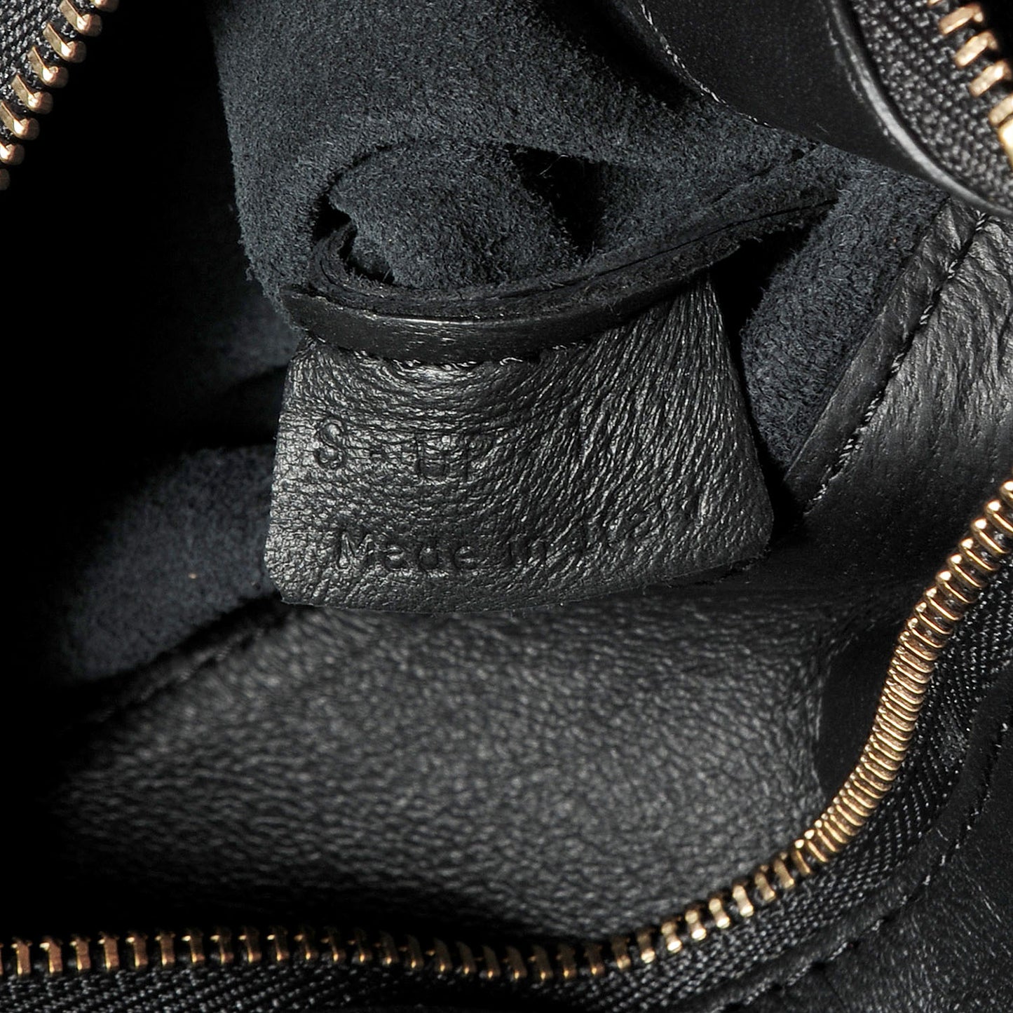 Lambskin Floral Vertical Cabas Potiron