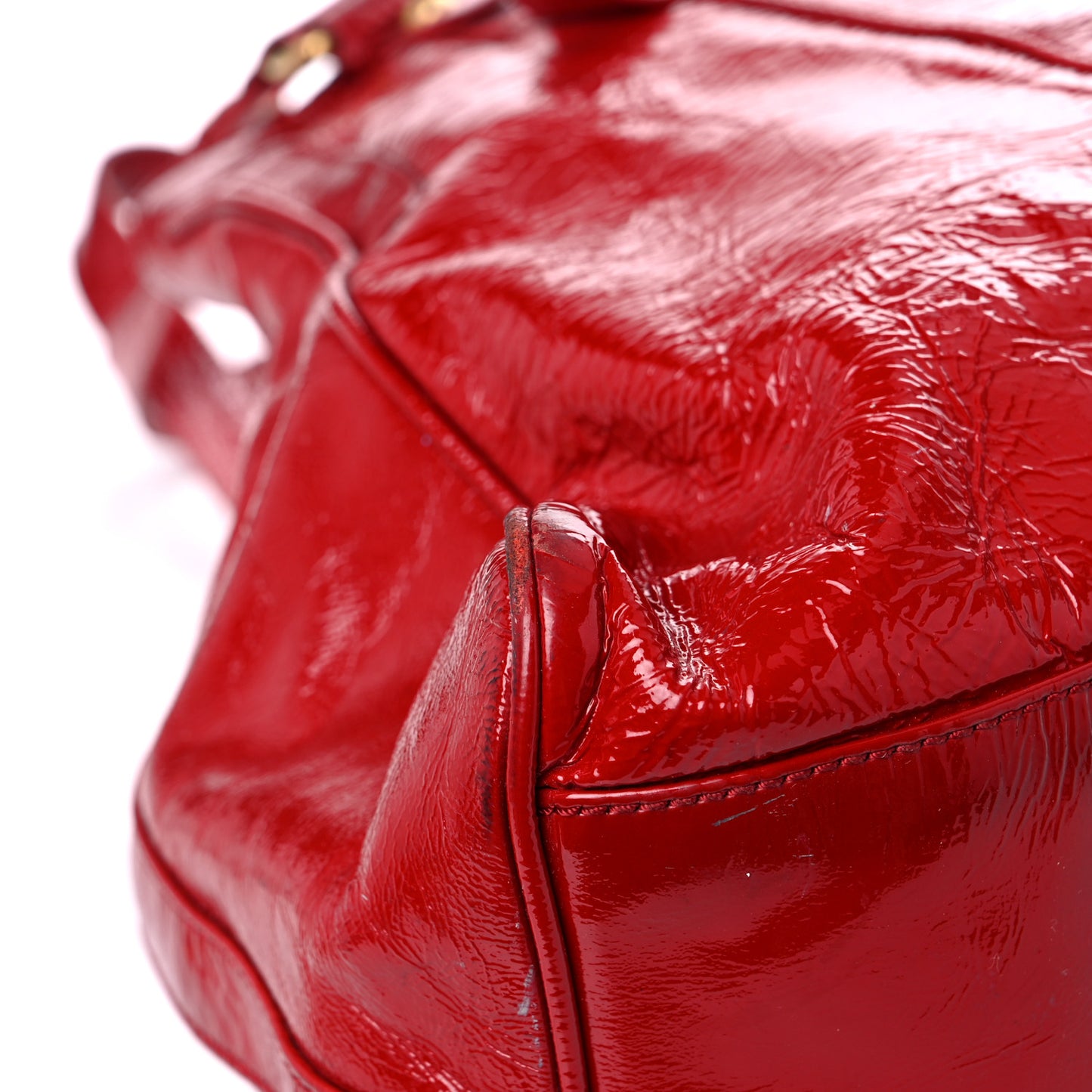Vitello Naplak Small Bag De Jour Rosso