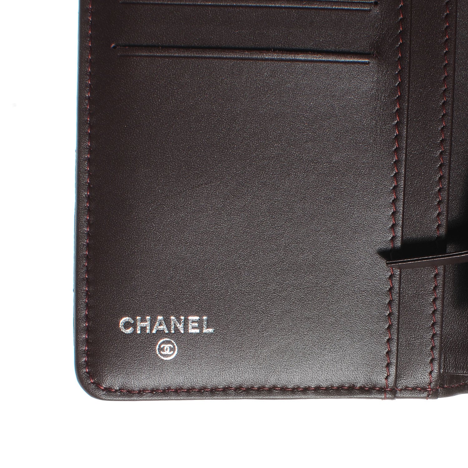Chanel Caviar Quilted Yen Wallet Black 6 of 7