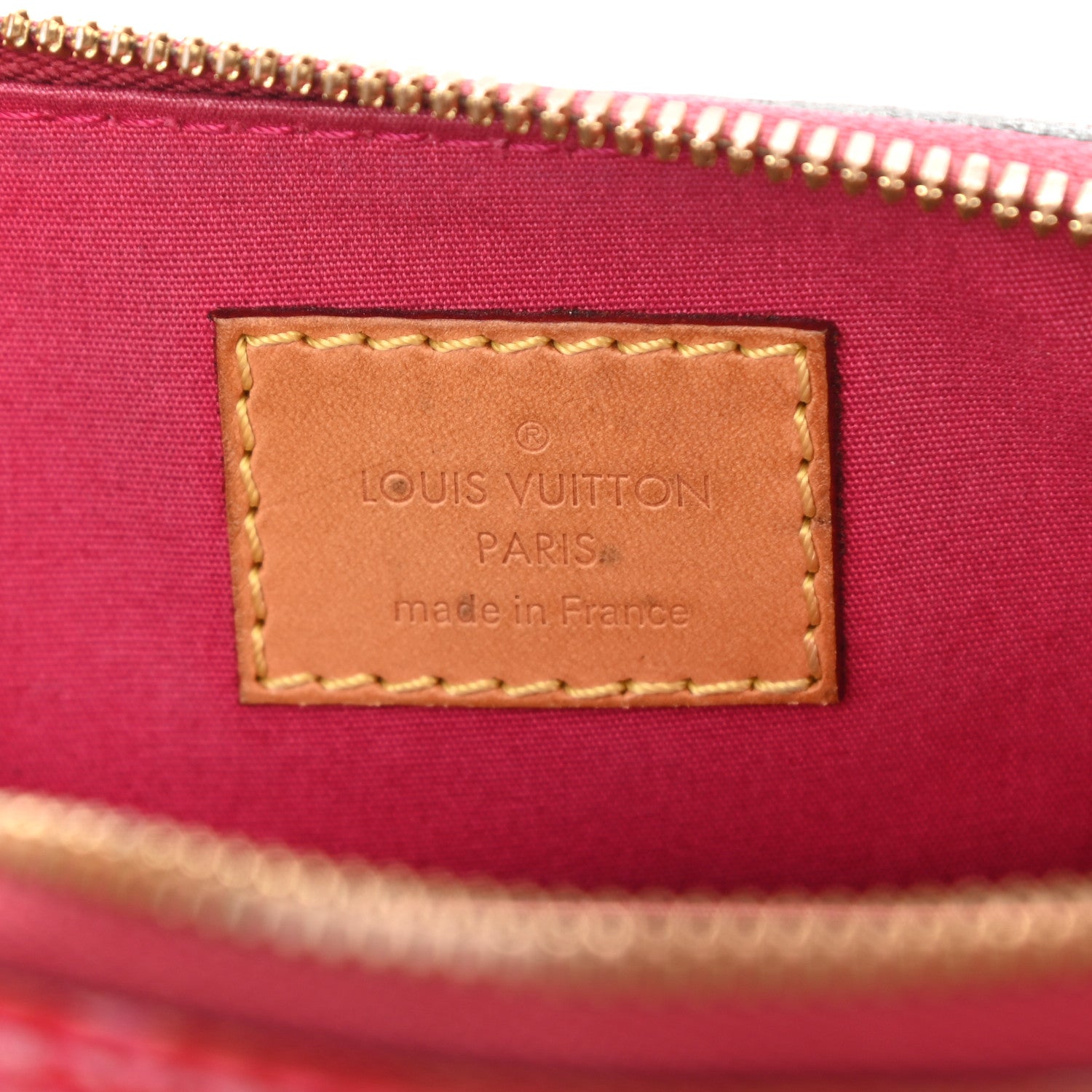 Louis Vuitton Vernis Alma BB Cherry 6 of 10