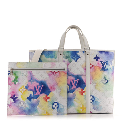 Louis Vuitton Monogram Watercolor New Tote GM Multicolor 3 of 11