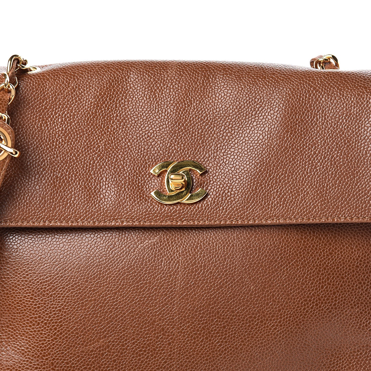 Chanel Caviar CC Shoulder Bag Brown 20 of 20