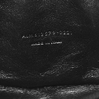 Saint Laurent Grain De Poudre Matelasse Monogram Mini Lou Camera Bag Black 7 of 10