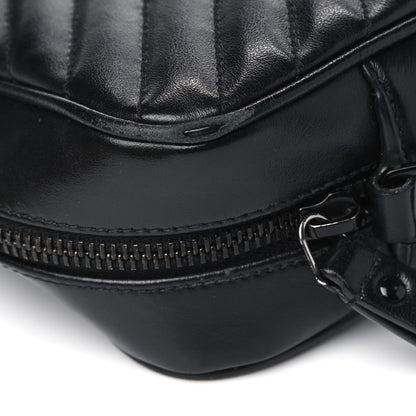 Saint Laurent Calfskin Matelasse Monogram Lou Camera Bag Black 9 of 9