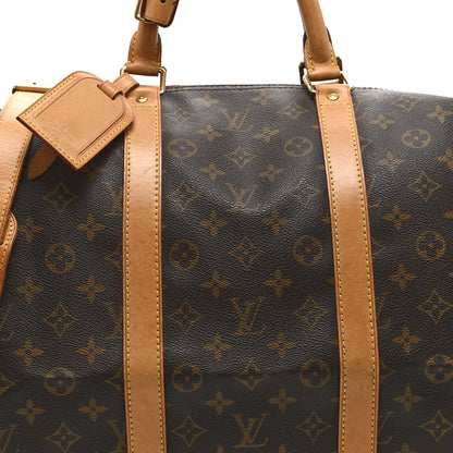 Louis Vuitton Monogram Keepall Bandouliere 55 7 of 9