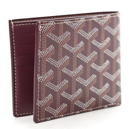 Goyard Goyardine Bi-Fold Victoire PM Wallet Burgundy 3 of 8