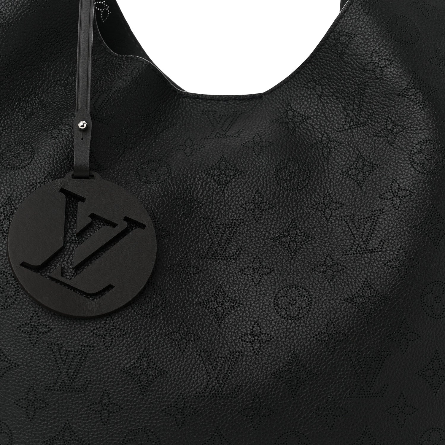 Louis Vuitton Mahina Carmel Hobo Black 7 of 9