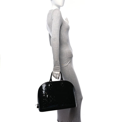 Louis Vuitton Vernis Alma GM Noir Magnetique 2 of 11