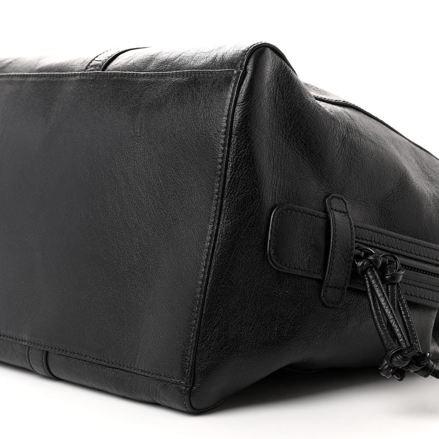 Calfskin Monochrome Medium Double G Tote Bag Black