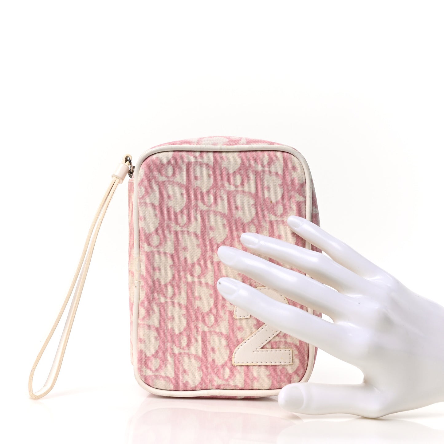 Monogram Girly Trotter Cosmetic Pouch Pink