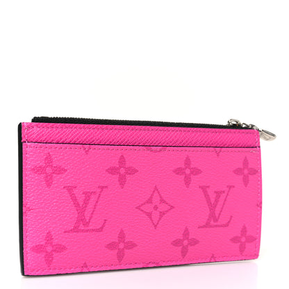 Louis Vuitton Taigarama Coin Card Holder Fuchsia 3 of 7