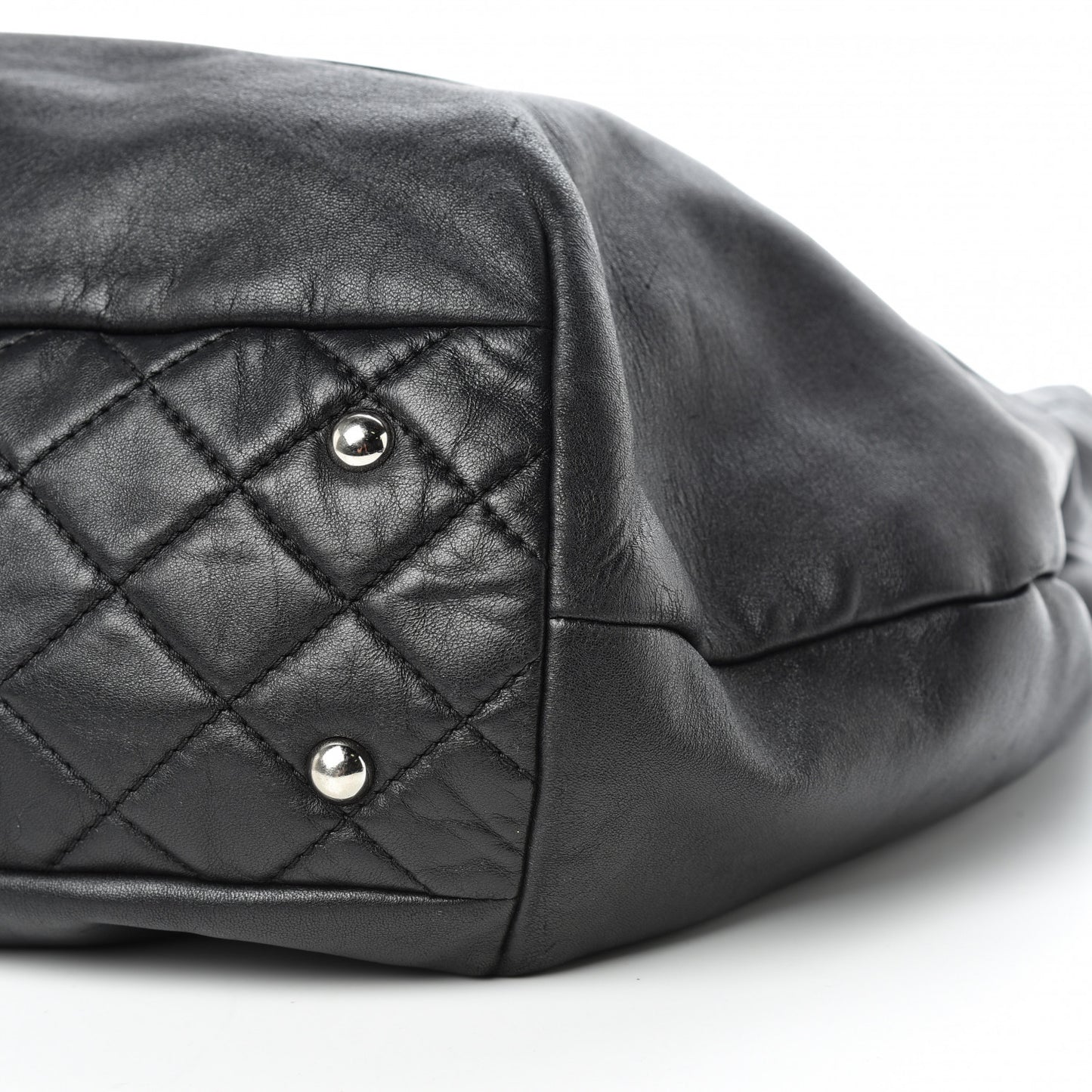Calfskin Large Trianon Tote Black