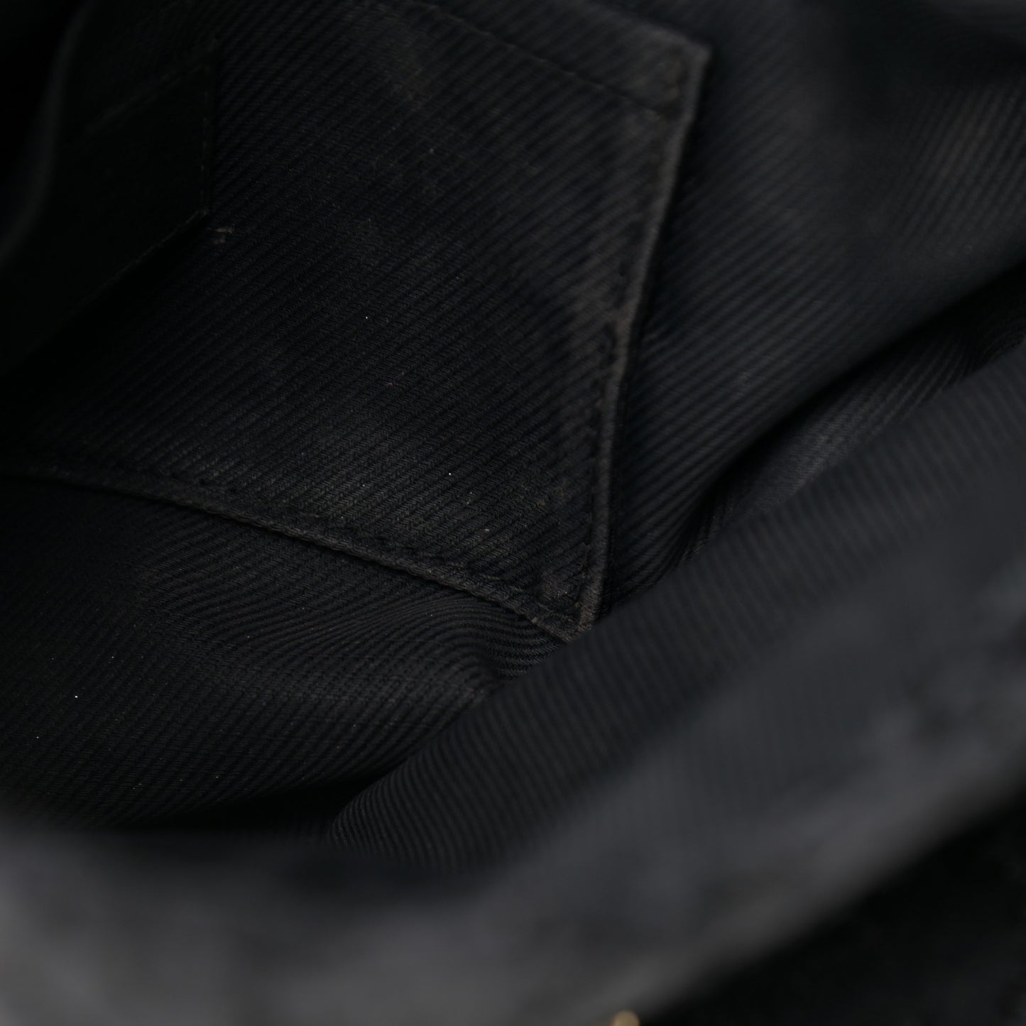 Lurex Quilted Monogram Altair Clutch Black