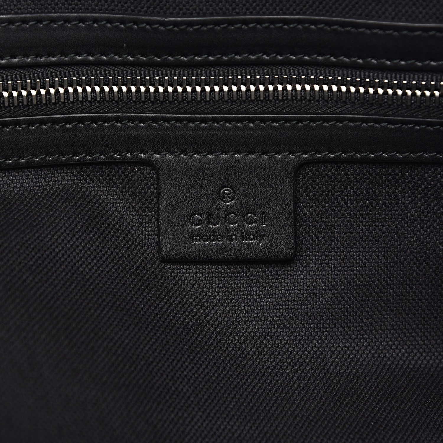 Gucci Soft GG Supreme Monogram Appia Calfskin Web Large Carry On Duffle Bag Black Grey 6 of 17
