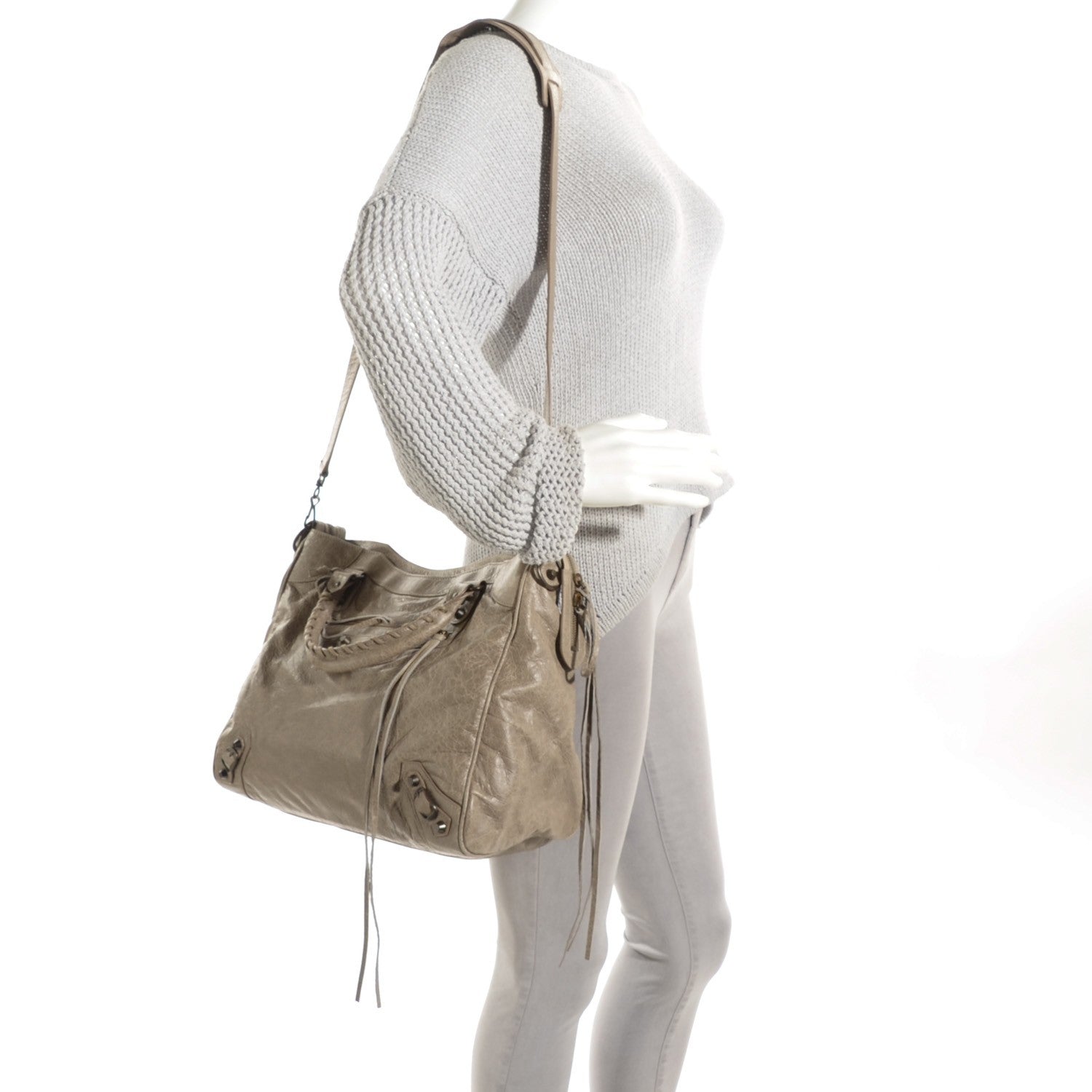 Balenciaga Agneau Classic Hardware Velo Papyrus 2 of 13