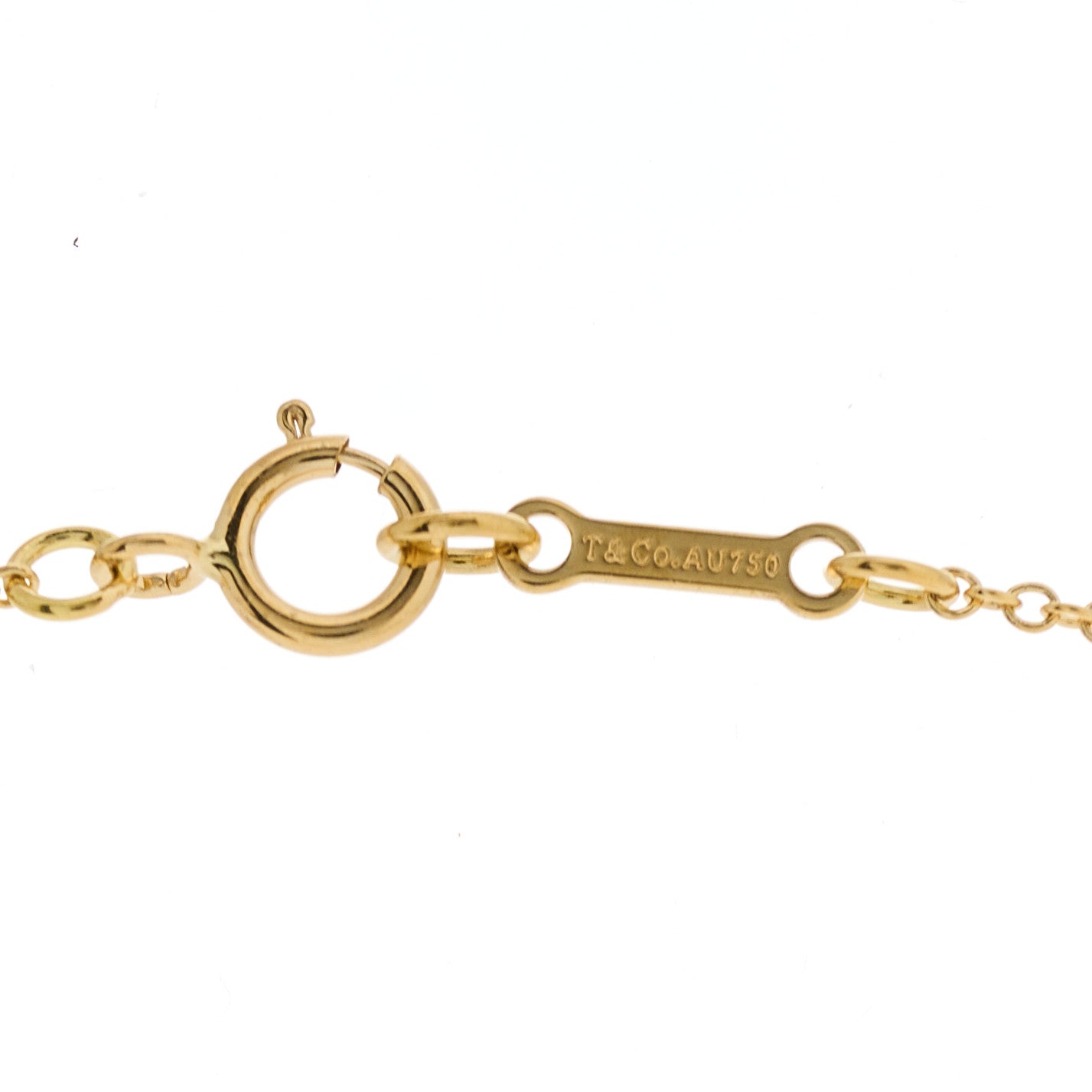 Tiffany 18K Yellow Gold Diamond Paloma Picasso Star Pendant Necklace 5 of 5