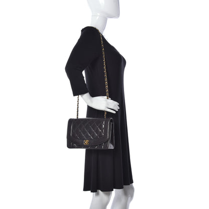 Chanel Lambskin Quilted Small Single Flap Black 2 of 9