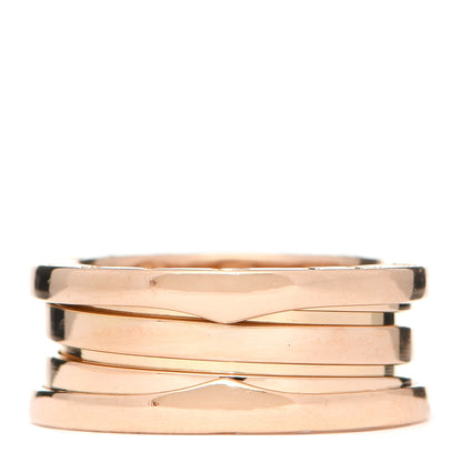 Bulgari 18K Rose Gold B.Zero1 Three-Band Ring 50 5.5 1 of 5