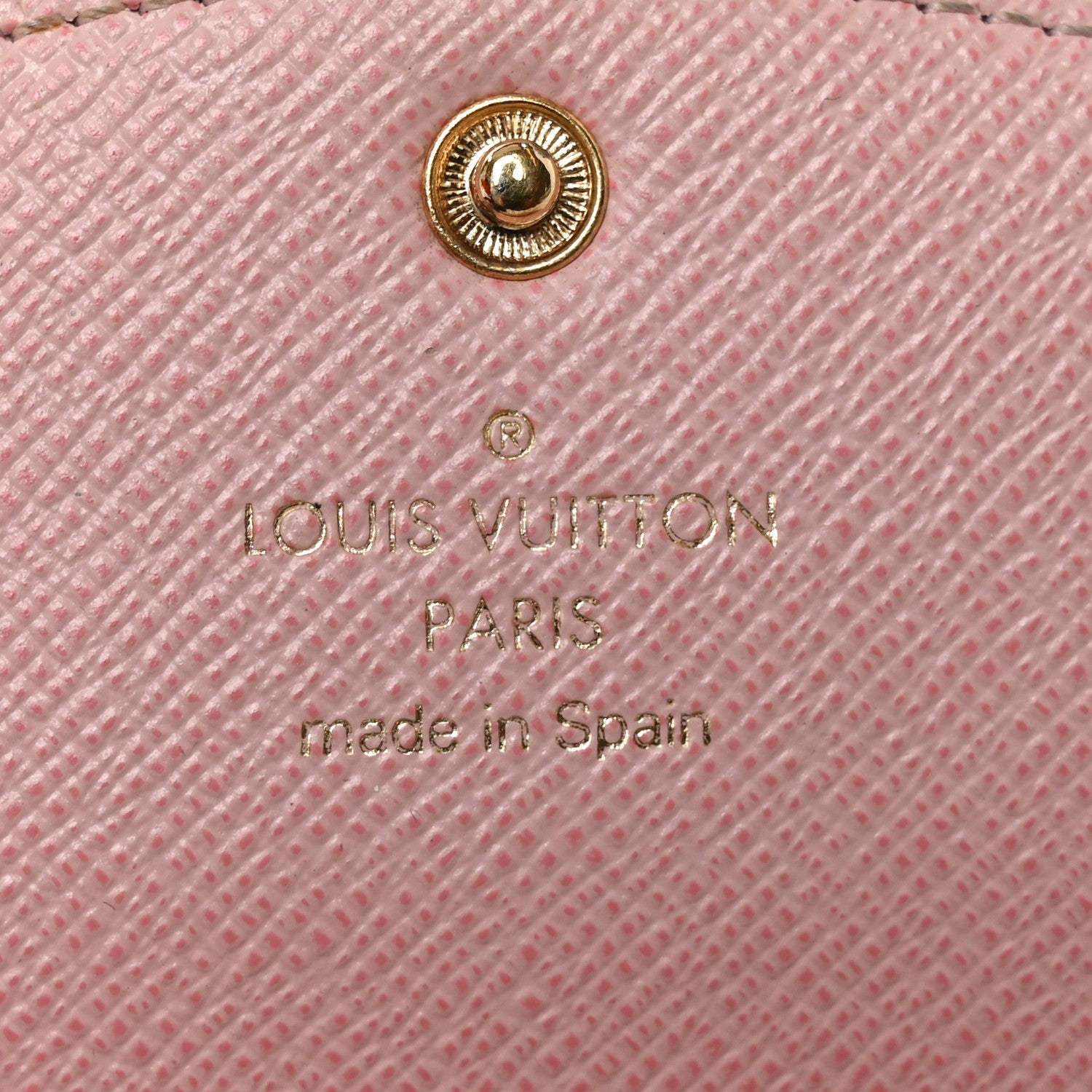 Louis Vuitton Damier Azur Rosalie Coin Purse Rose Ballerine 6 of 8