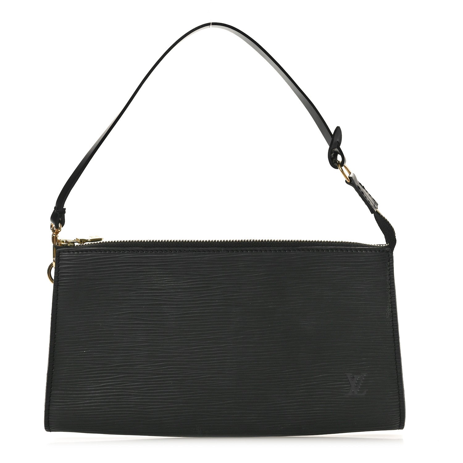 Louis Vuitton Epi Pochette Accessories 24 Black 1 of 9