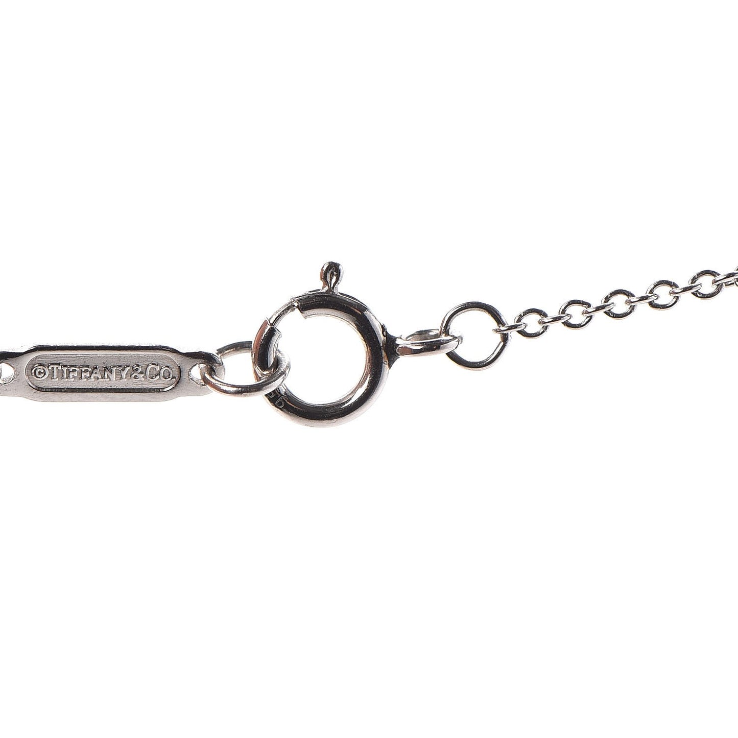 Platinum Diamond Horseshoe Pendant Necklace