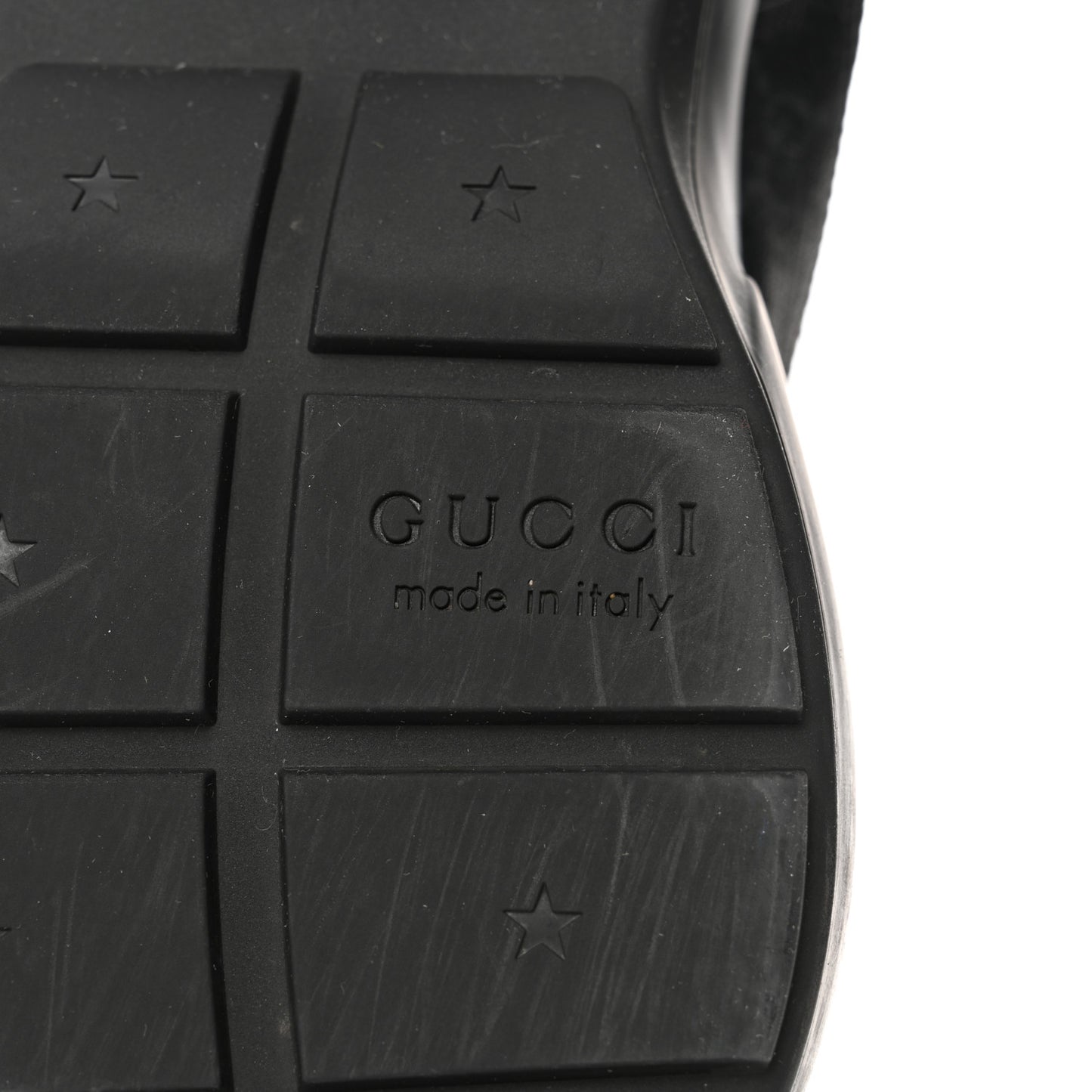 GG Supreme Monogram Mens Rhyton Sneakers 10.5 Black