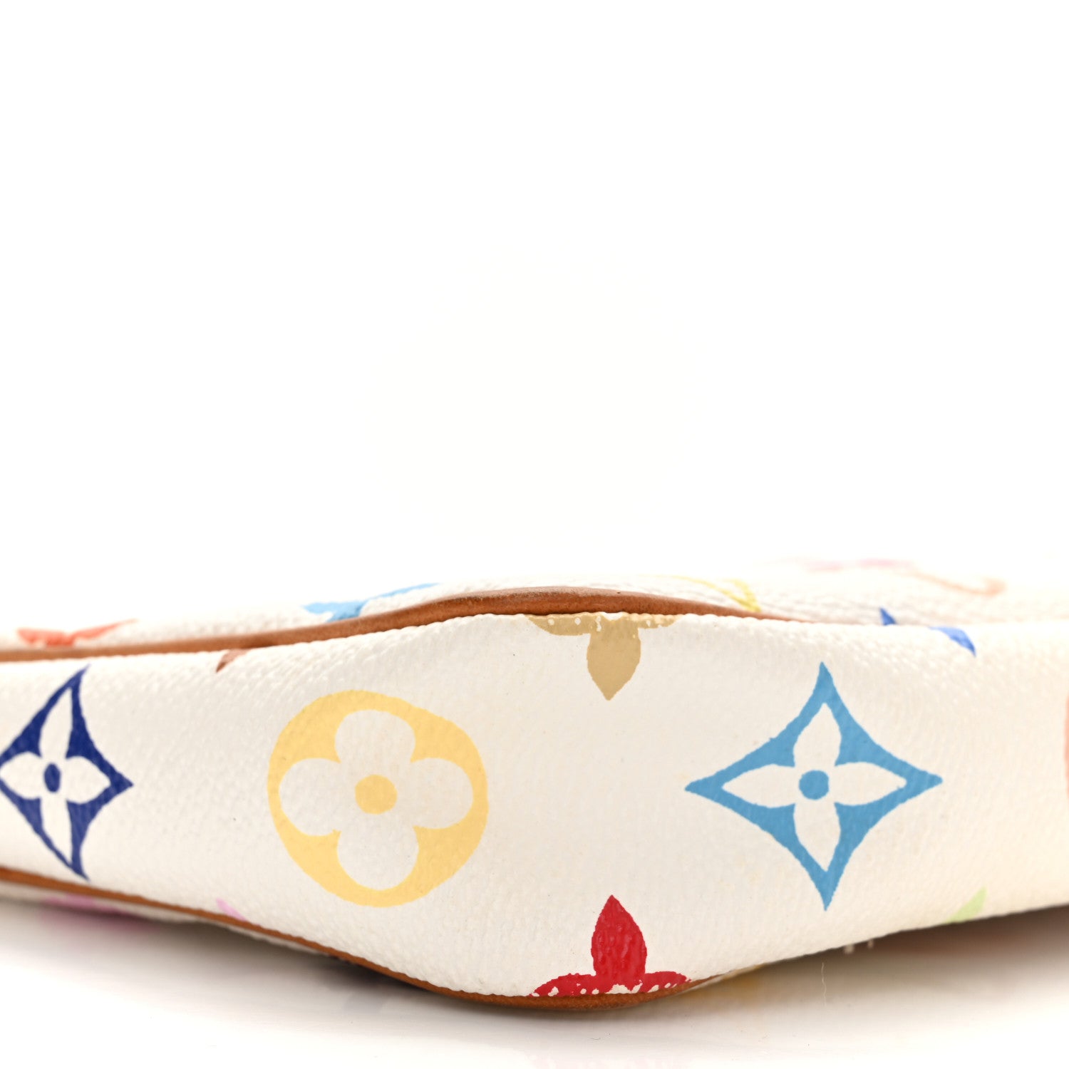 Louis Vuitton Monogram Multicolor Pochette Accessories White 8 of 9