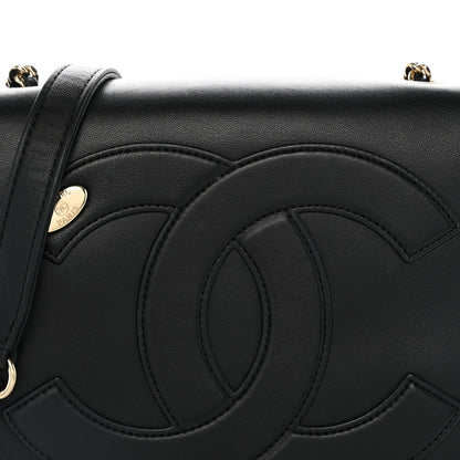 Chanel Lambskin CC Mania Flap Bag Black 8 of 11