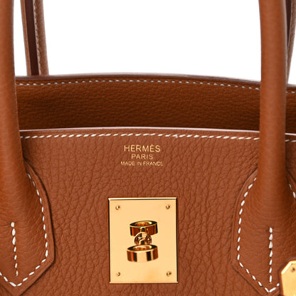 Hermes Togo Swift Canvas 3 in 1 Birkin 30 Gold 10 of 15