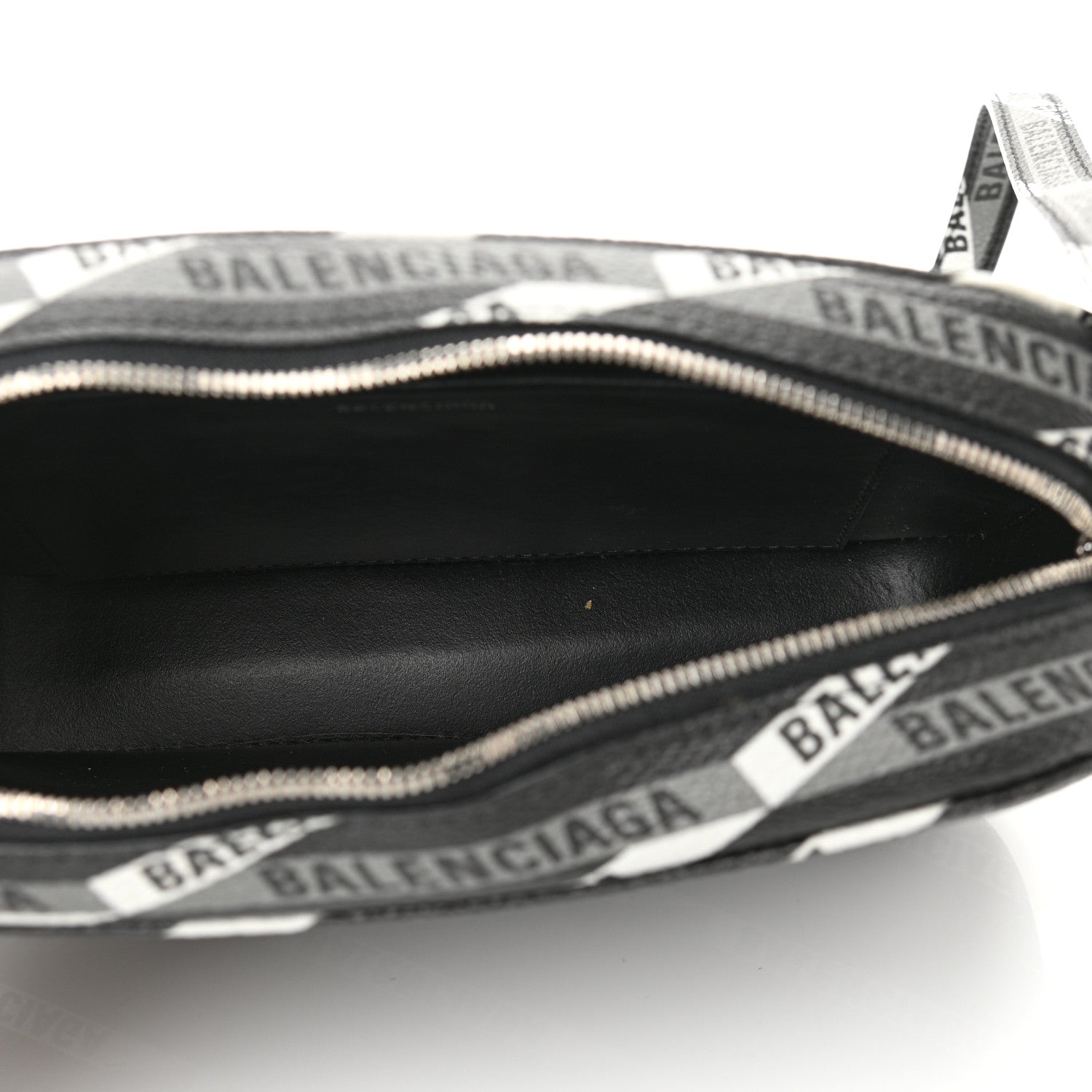 Balenciaga Coated Canvas Losange Monogram S Camera Bag Black Grey 5 of 9