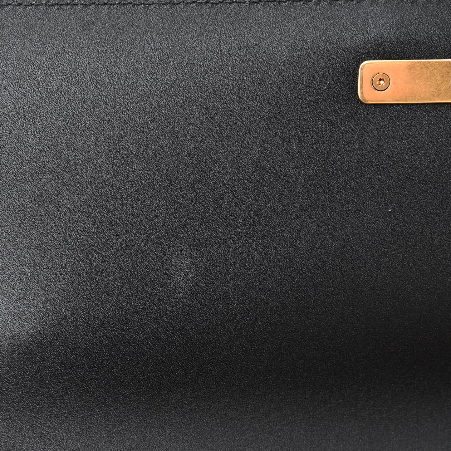 Box Calfskin Le Papa East West Crossbody Black