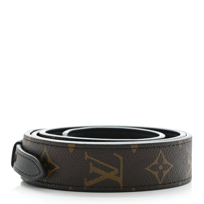 Louis Vuitton Monogram Bandouliere Shoulder Strap XL Black 2 of 5