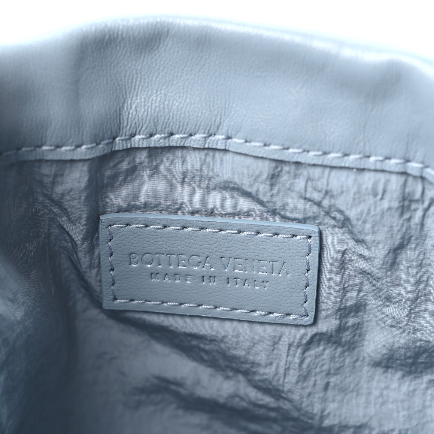 Nappa Intrecciato Small Dustbag Mineral