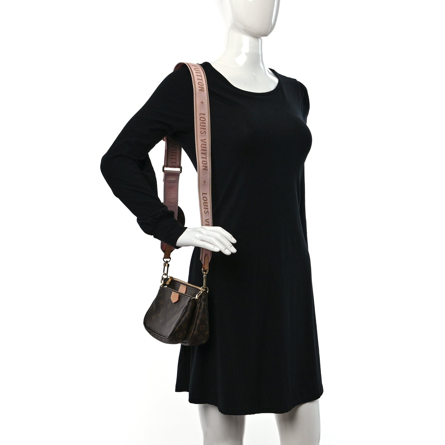 Monogram Multi Pochette Accessories Rose Clair