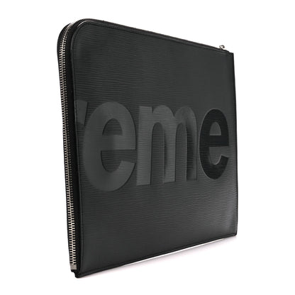 Louis Vuitton X Supreme Epi Pochette Jour GM Black 3 of 11