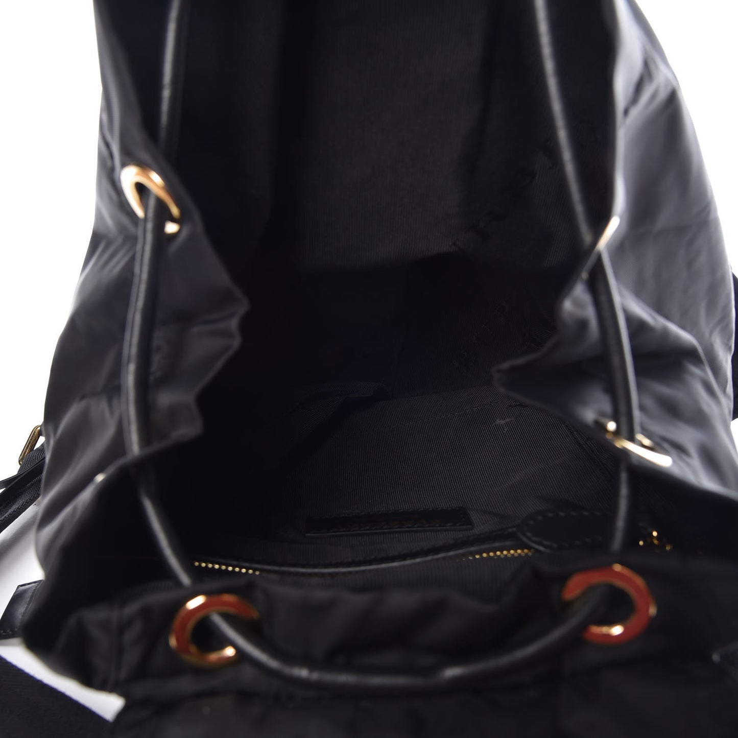 Nylon Medium Rucksack Backpack Black