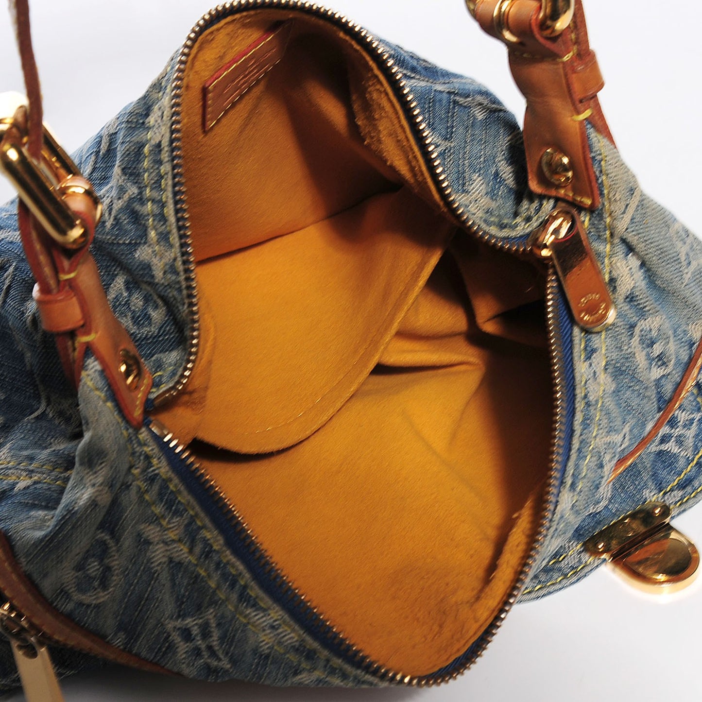 Monogram Denim Baggy PM Blue