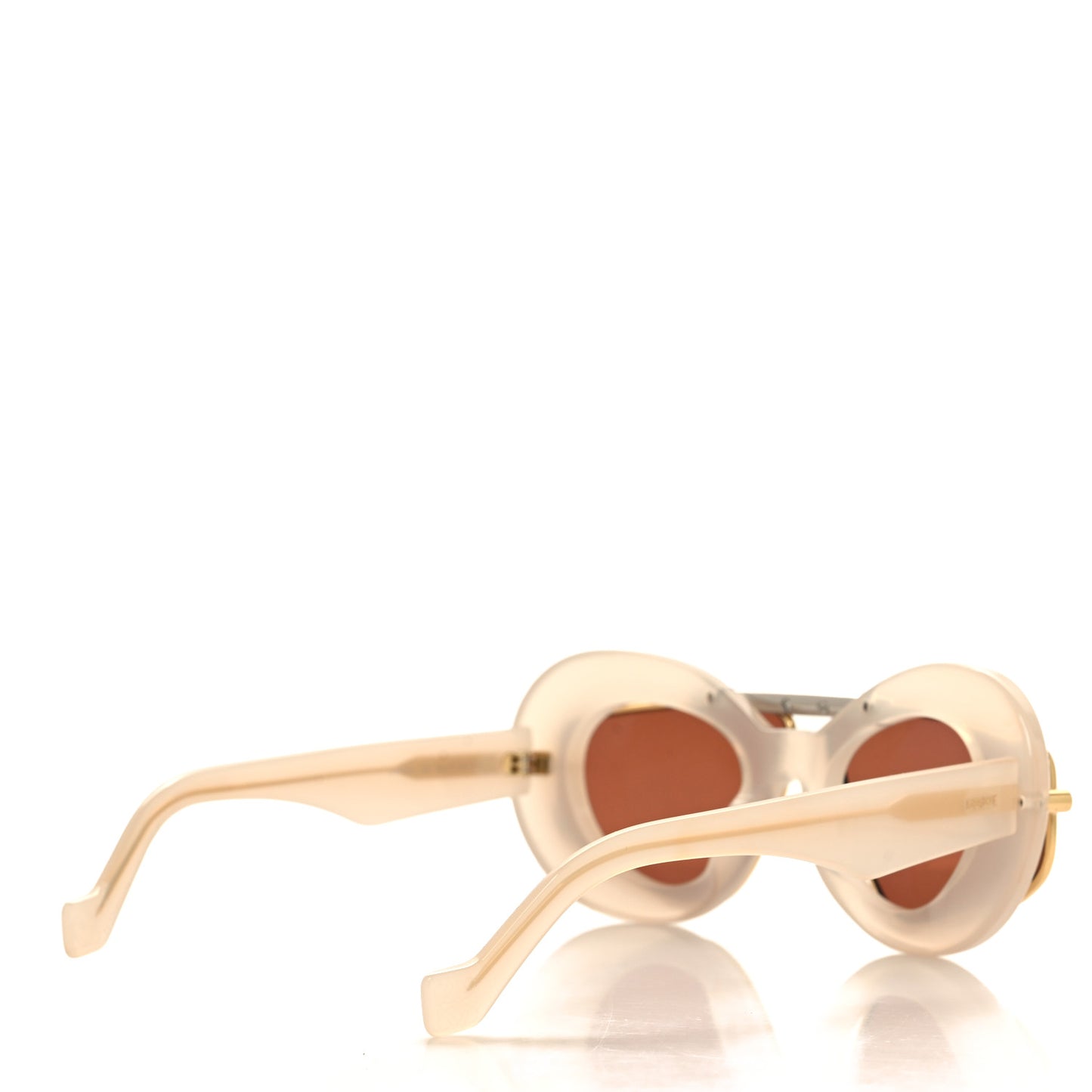 Acetate Wing Double Frame Sunglasses LW40120I Ivory