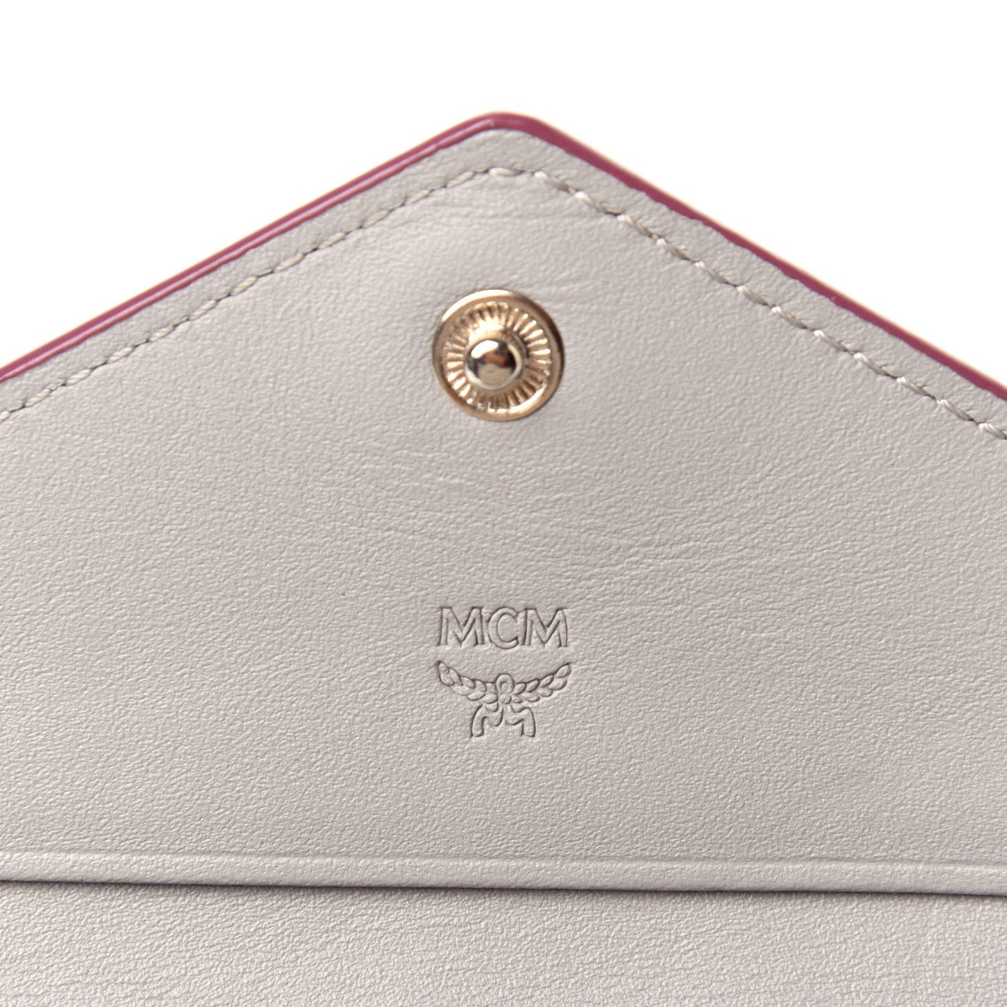 Visetos Mini Love Letter Flap Wallet Pink Beige